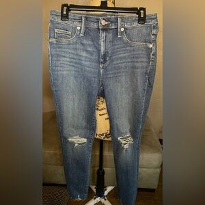 Universal Thread Blue Distressed Boyfriend Jeans Size 10